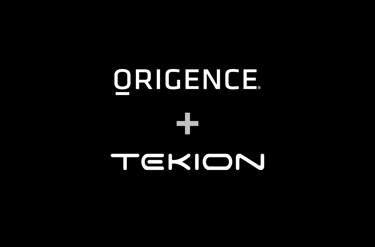 Origence + Tekion logos
