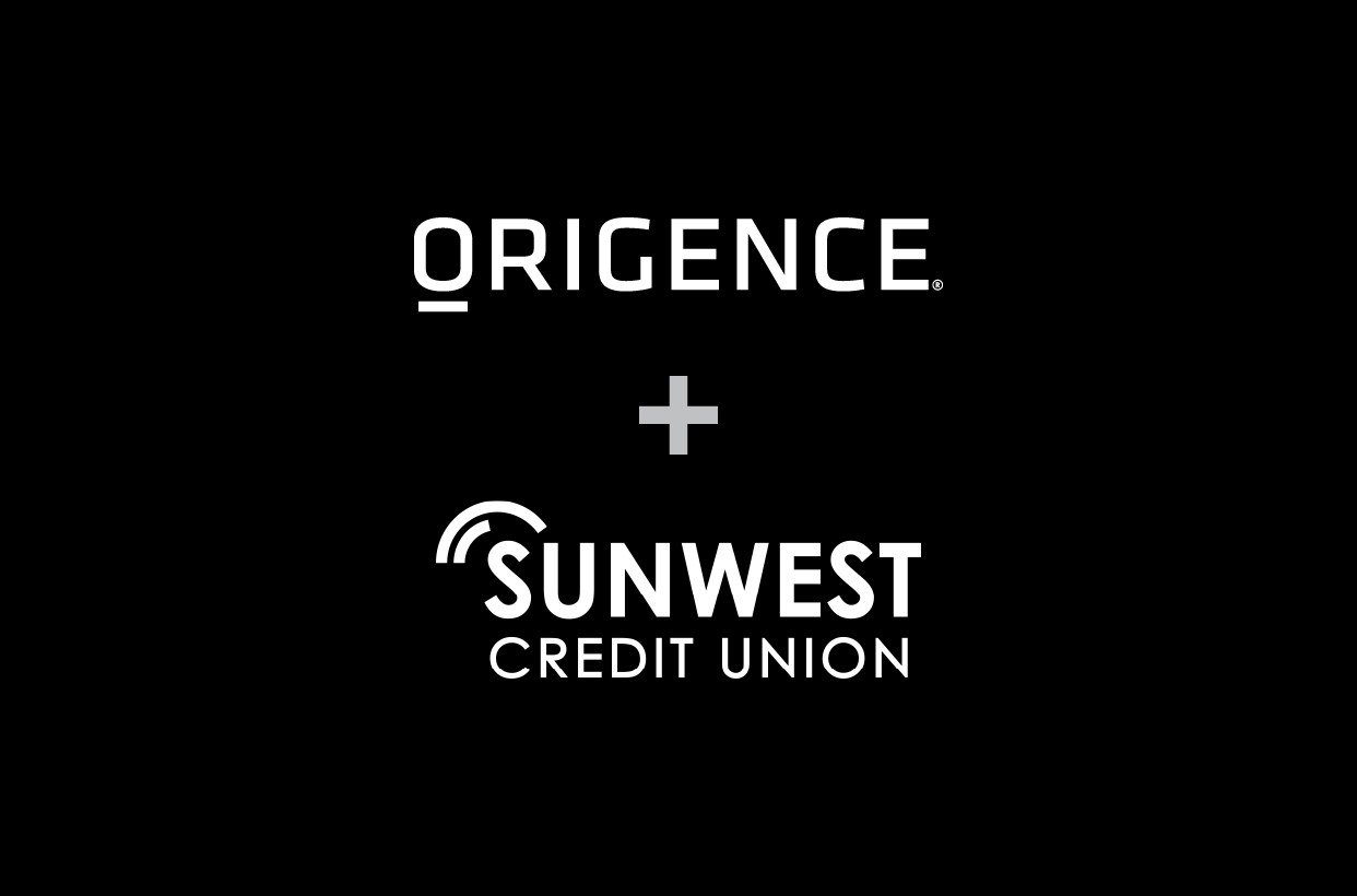 Origence + Sunwest Credit Union logos