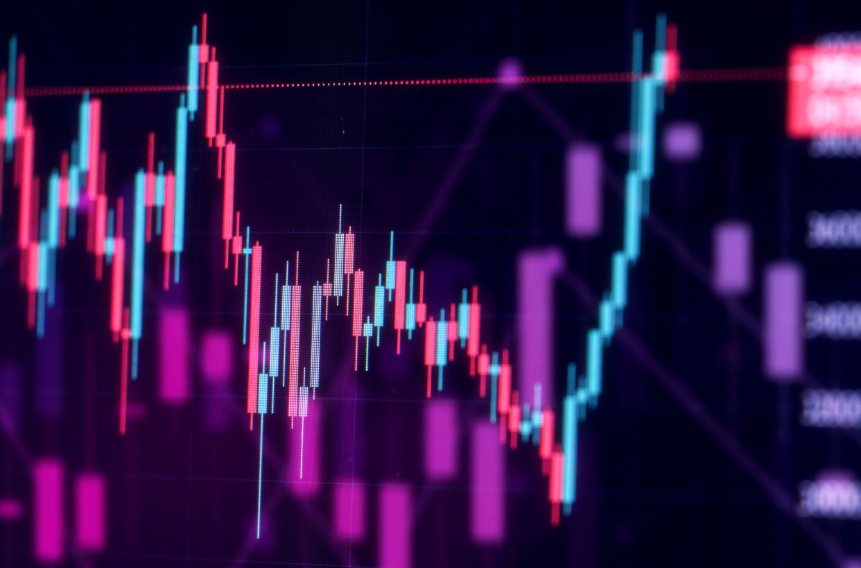 colorful graph representing the state of the economy