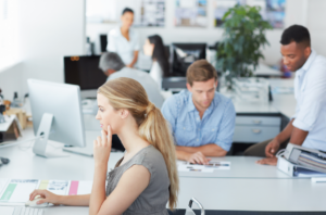 A credit union lending team working on creating a seamless lending workflow.