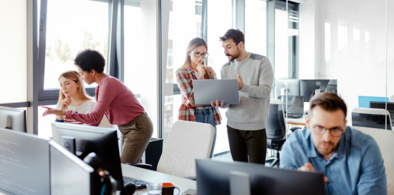 A credit union lending team devising their strategic outsourcing