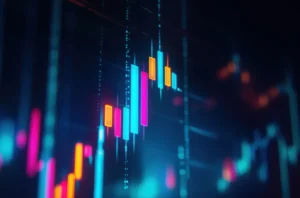 Data trends graphic and icons representing the assessment of loan growth challenges.