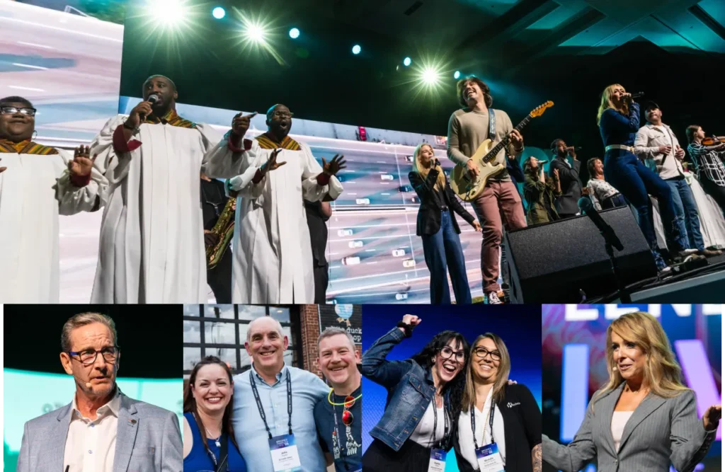 Collage of moments throughout Lending Tech Live '25