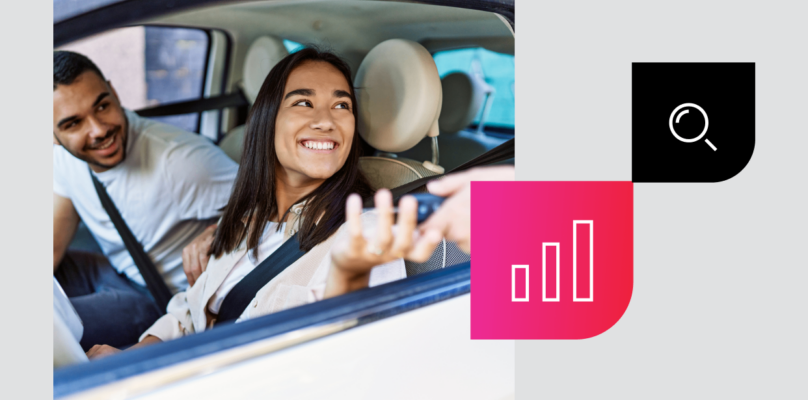 Gen Zer receiving the keys to their newly purchased via vehicle by way of flexible credit union financing options.